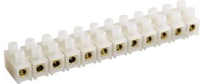 Колодка клеммная ЗВИ-15 4-10кв.мм 12 пар ПВХ полиэтилен IEK
