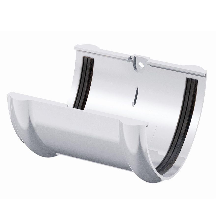 Соединитель желоба ТН белый (70) 