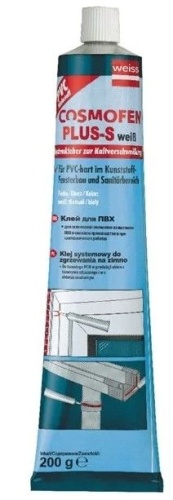 Клей для ПВХ Cosmofen Plus Weiss белый (0,200 кг)/30
