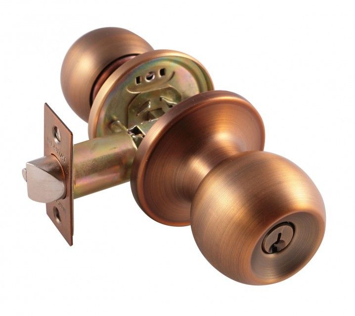 Ручка шарик Стандарт 607 PS АС защелка медь