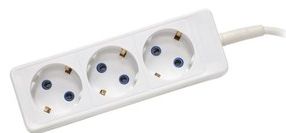 Удлинитель 3х5м с заземлением 10А IP20 ПВС 3 х 0,75 Космос