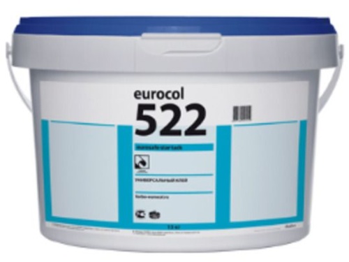 Клей для ПВХ покрытий 522 Eurosafe Basic водно-дисперсионный клей (20кг) мороз
