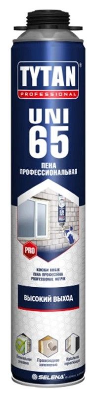 Пена монтажная профессиональная Tytan Professional 65 UNI /12