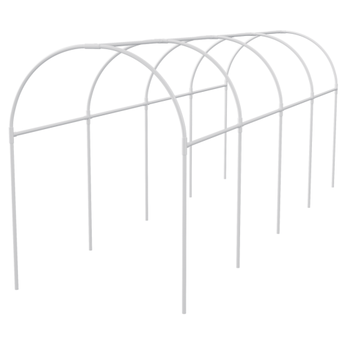 Каркас парника пластиковый 3х1,1х1,2м дуга d20мм белый