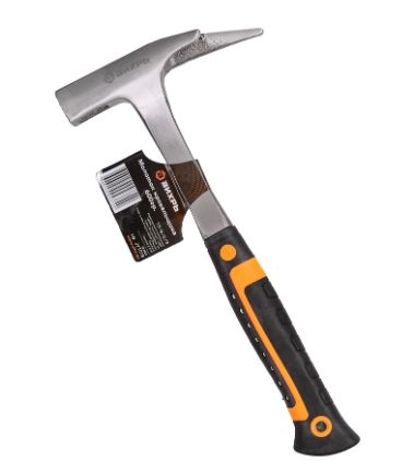 Молоток кровельщика 600 гр цельнометаллический двухкомпонентная рукоятка Вихрь