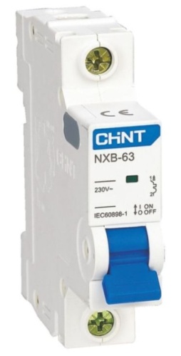 Выключатель автоматический 1п C 16А 4.5кА NXB-63S (R) CHINT 296710