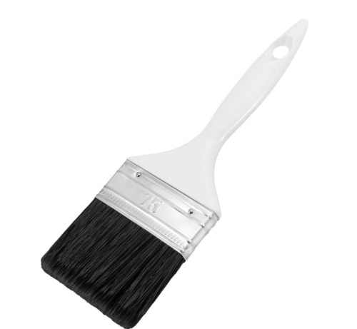 Кисть макловица 25 х 100 мм PROFI для грунта синтетическая черная щетина (24 шт) DECOR