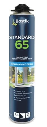 Пена монтажная профессиональная Bostik Standard 65 (0,750кг) /12