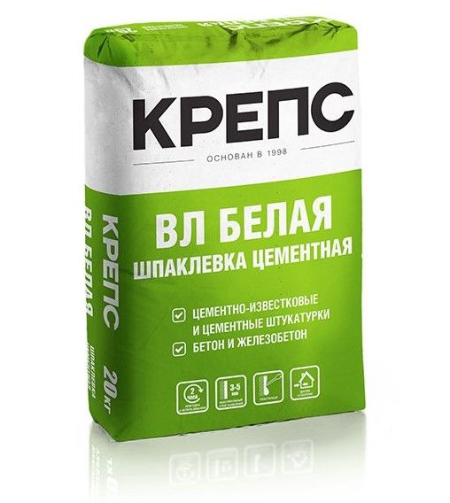 Шпатлевка КРЕПС ВЛ белая (20 кг) /56