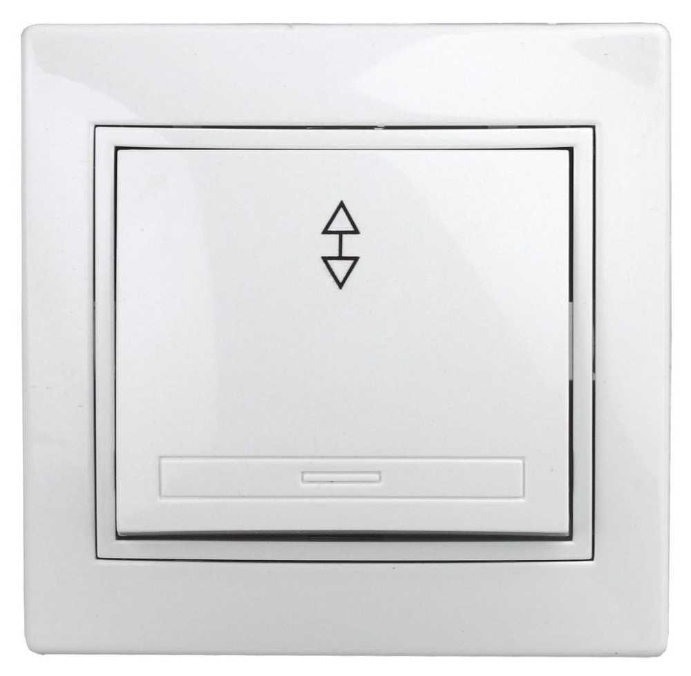 Переключатель, 10А-250В, IP20, СУ, Plano, белый, 1-103-01