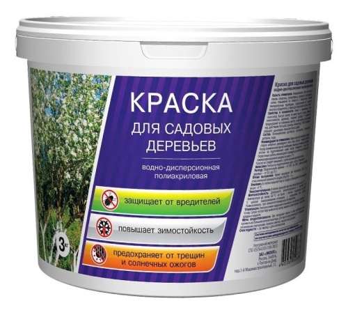 Краска для садовых деревьев ОРЕОЛ (3 кг)/4