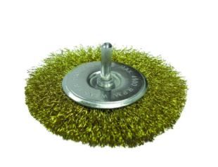 Щетка-крацовка дисковая 100мм для дрели (10/100) 70986 БИБЕР