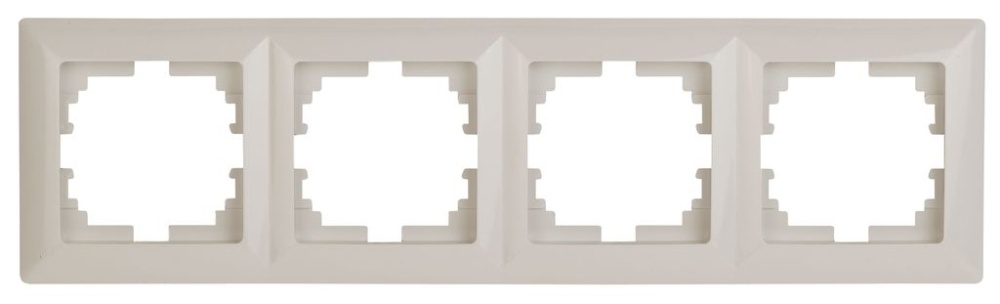 Рамка 4-м горизонт СУ Plano слоновая кость 1-504-02