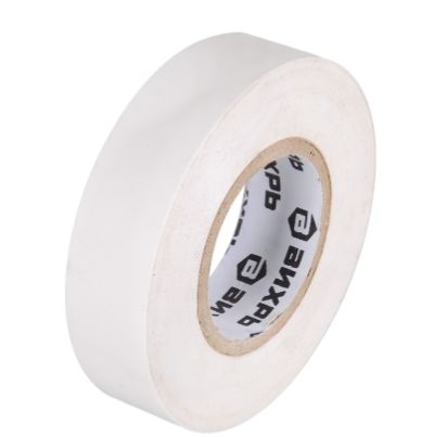 Изолента ПВХ белая 19мм х 20м Вихрь