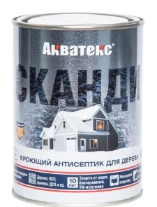 Антисептик декоративный Акватекс Сканди Айсберг 2,5л (база А)