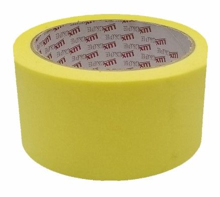 Лента малярная 50мм х 50м ЛЮКСТЕЙП желтая