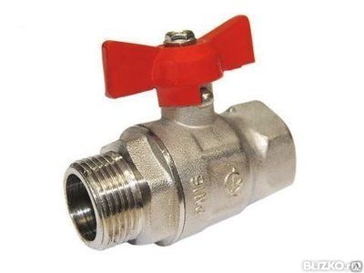 Кран шар. 1/2 "г/ш (вр/нр) бабочка СТМ