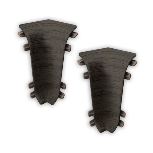 408 Угол внутренний Лексида 55мм Дуб черненный (20шт)