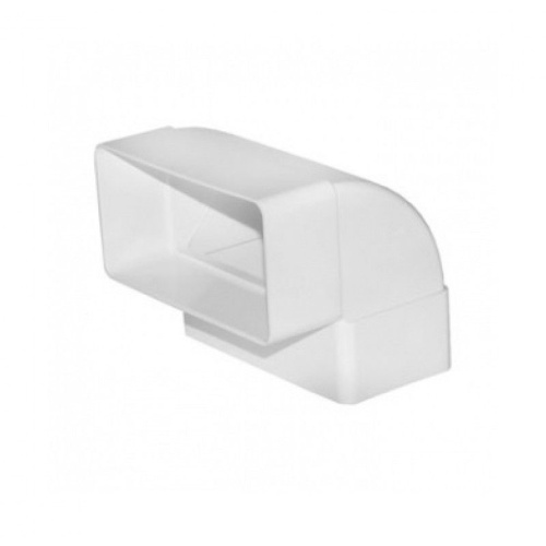 Колено плоское вертик. 60х204 620 КВП (Эковент)