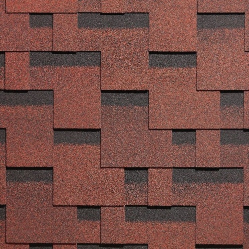 Черепица Docke EUROPA/MATRIX красный (1уп. 3м2) (42)