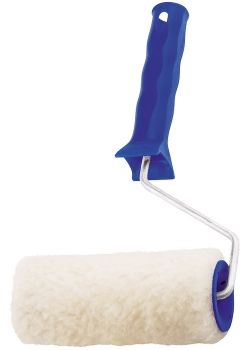 Валик 250 мм с ручкой "НАТУРАЛЬНЫЙ МЕХ" ворс 12 мм d - 48 мм d ручки 6мм