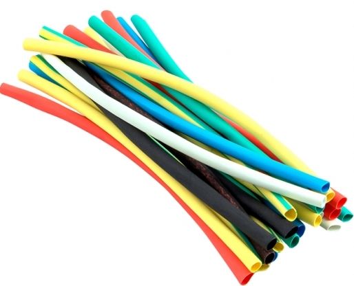 Набор трубок термоусадочных ТУТ нг тонкостен. 2/1 (7 цветов по 3шт 100мм) EKF tut-n-2