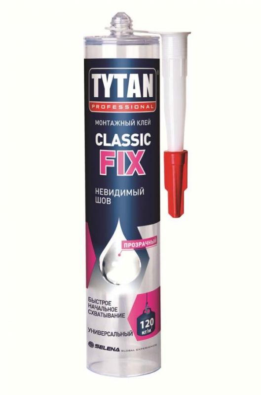 Клей монтажный Tytan Classic Fix прозрачный (0,310 л)