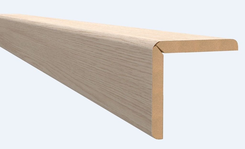 Уголок МДФ универсальный STЕLLA 2700х24х24 Дуб Снежный (10шт)