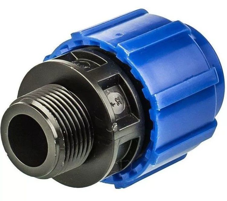 Муфта переход ПЭ с нар.тр.рез.32х1 (обж), (503301)