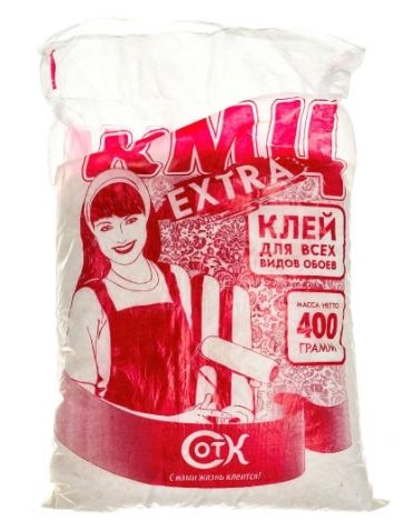 Клей обойный КМЦ Экстра (0,400 кг) (12 шт коробка)