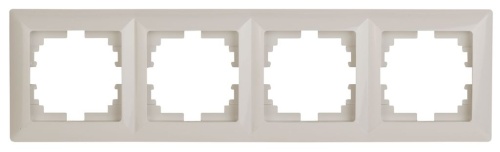 Рамка 4-м горизонт СУ Plano слоновая кость 1-504-02