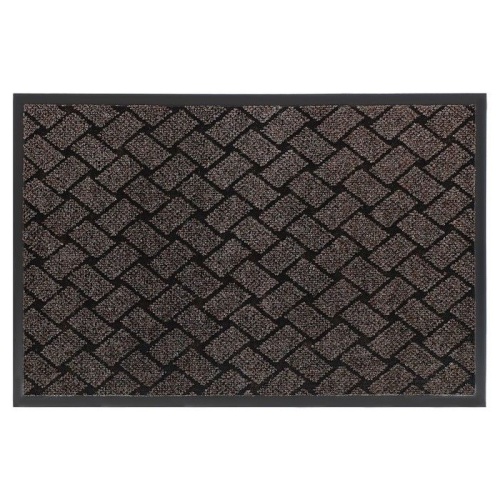 Коврик придверный Corino коричневый 80х120см