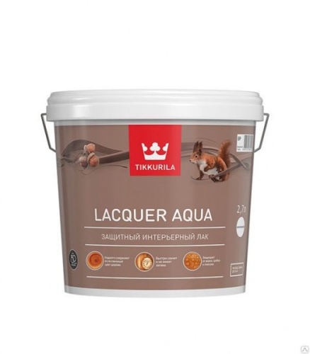 Лак интерьерный акрилатный TIKKURILA LACQUER AQUA EP матовый (2,7 л)