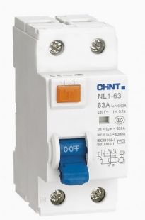 Выключатель дифференциального тока (УЗО) 2п 40А 30мА тип AC 6кА NL1-63 (R) CHINT 200213