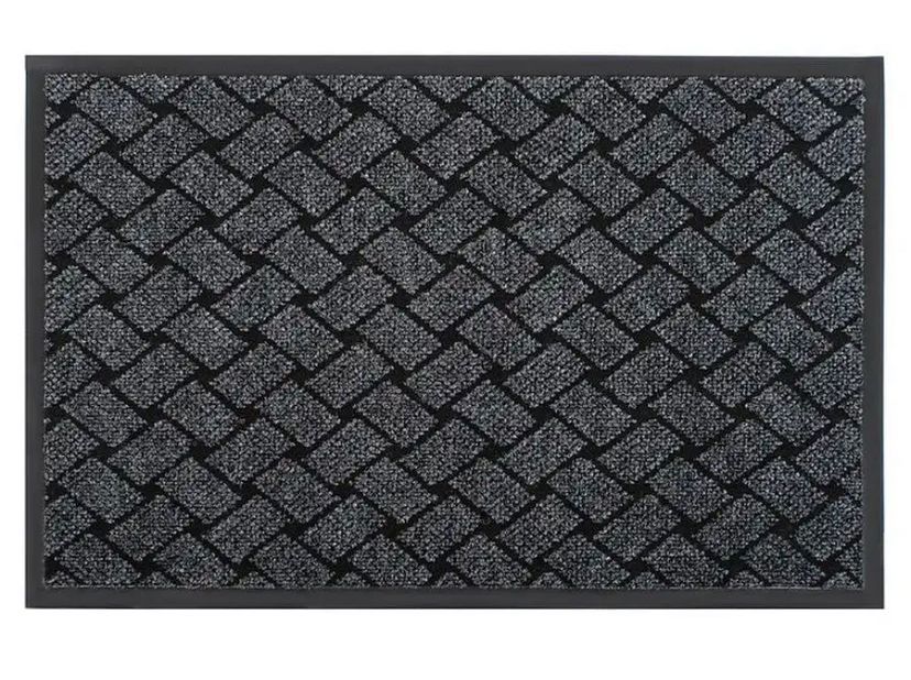 Коврик придверный Corino серый 60х90см