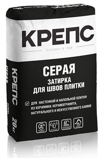 Затирка КРЕПС серая (20 кг) /56