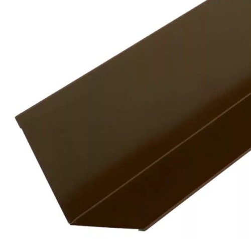 Планка примыкания Docke RAL 8017 (коричневая) 2м