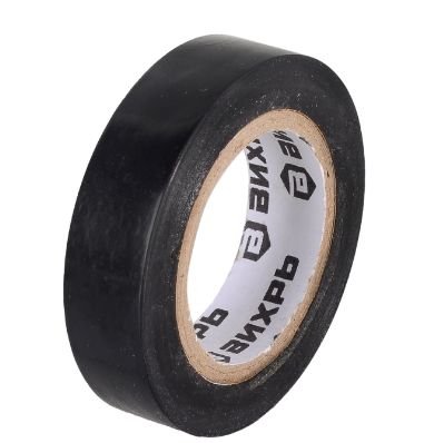 Изолента ПВХ черная 15мм х 10м Вихрь