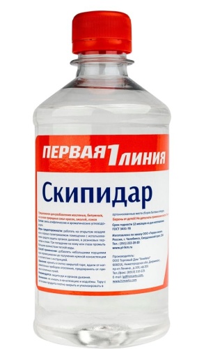 Скипидар Первая линия (0,5 л)/25шт/уп