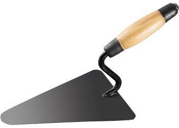 Кельма бетонщика 200 мм треугольная стальная/деревянная усиленная ручка РемоКолор