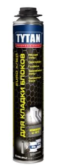 Клей-пена Tytan Professional клей для кладки блоков GUN (870мл) /12