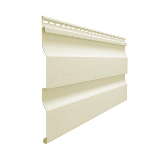 Сайдинг виниловый DÖCKE корабельный брус Сливки 3050мм