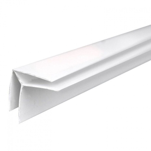 Угол ПВХ наружний белый 3 м (Арг) (50 шт)