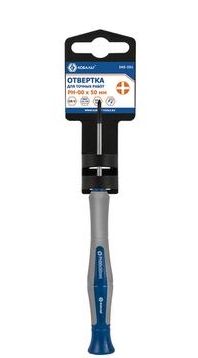 Отвертка для точных работ КОБАЛЬТ Ultra Grip PH 00*50 мм CR-V, двухкомп.рукоятка (1 шт )
