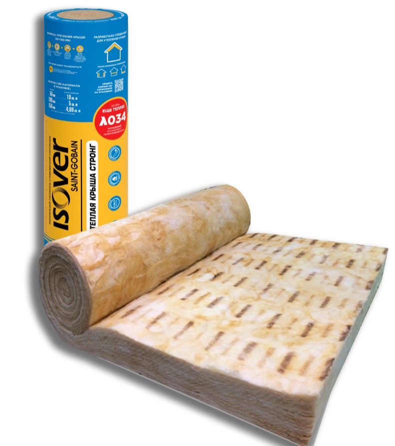 Утеплитель Vetonit (ISOVER) Теплая Крыша Стронг-ТВИН 50х1220х4100/Е 034 (уп.2шт 10м2 0,500м3) (36) р