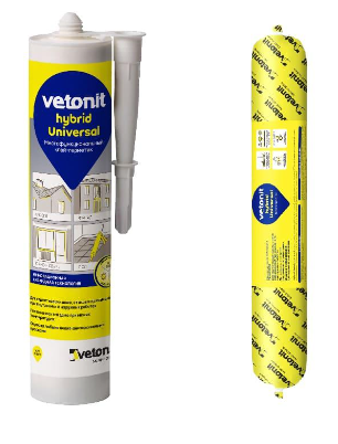Герметик гибридный ВЕТОНИТ белый (0,280 л)/ 24