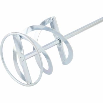 Миксер 80 х 400 мм для красок и штукатур смесей оцинкованный шестигран. хвостовик 8мм