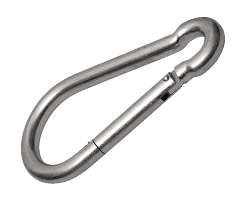 Карабин DIN5299D М8 с фиксатором