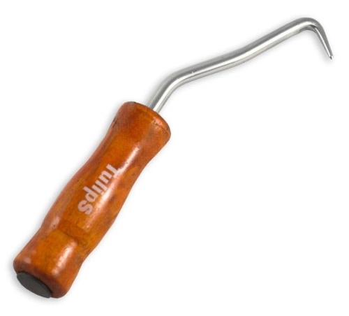 Крюк для вязки арматуры, деревянная рукоятка с подшипником, TULIPS