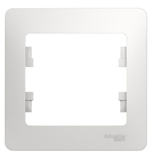 Рамка 1-м белая GLOSSA